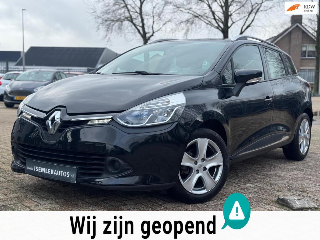Renault Clio Estate 1.2 AUTOMAAT NAVIGATIE AIRCO 67.000KM! C, Gebruikt, 4 cilinders, Zwart, Origineel Nederlands
