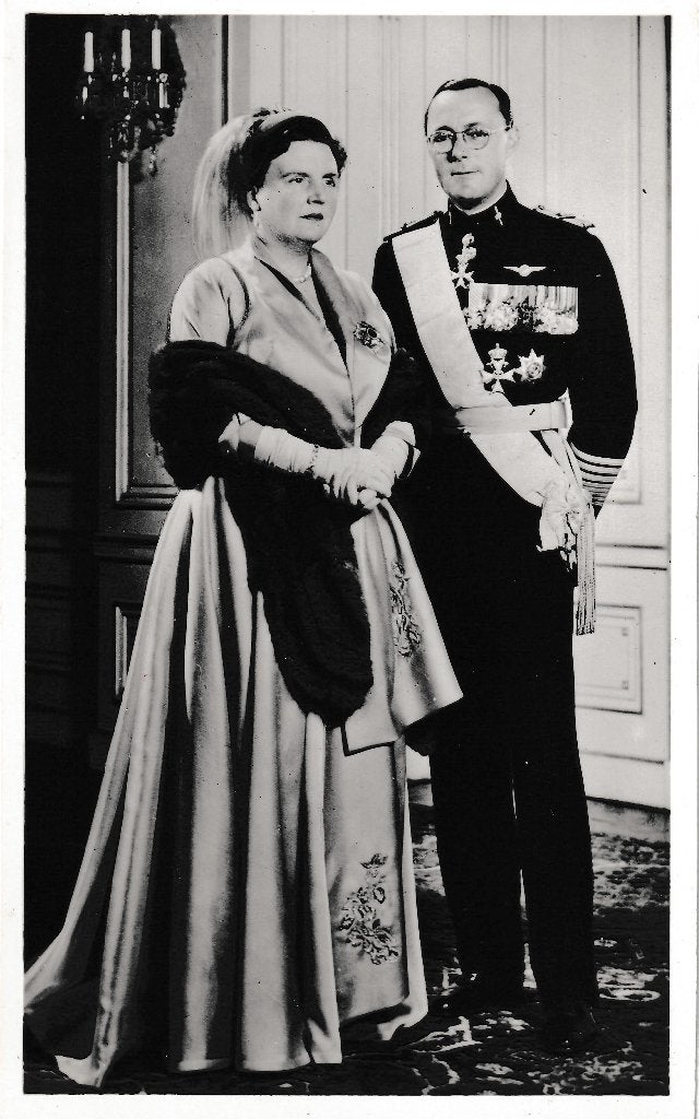 Fotokaart Juliana en Bernhard 1954, Verzamelen, Ophalen of Verzenden, Zo goed als nieuw, Nederland, Kaart, Foto of Prent