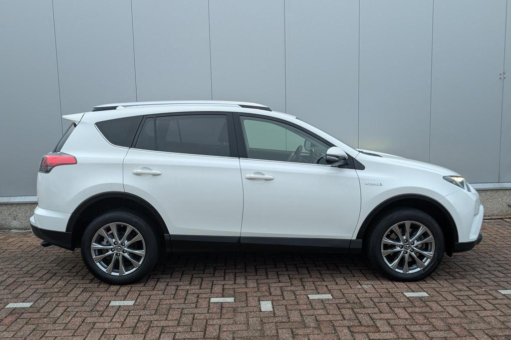 Toyota RAV4 2.5 Hybrid Executive LMV| Lederen bekleding| Ele, Auto's, Gebruikt, Euro 6, Wit, Bedrijf