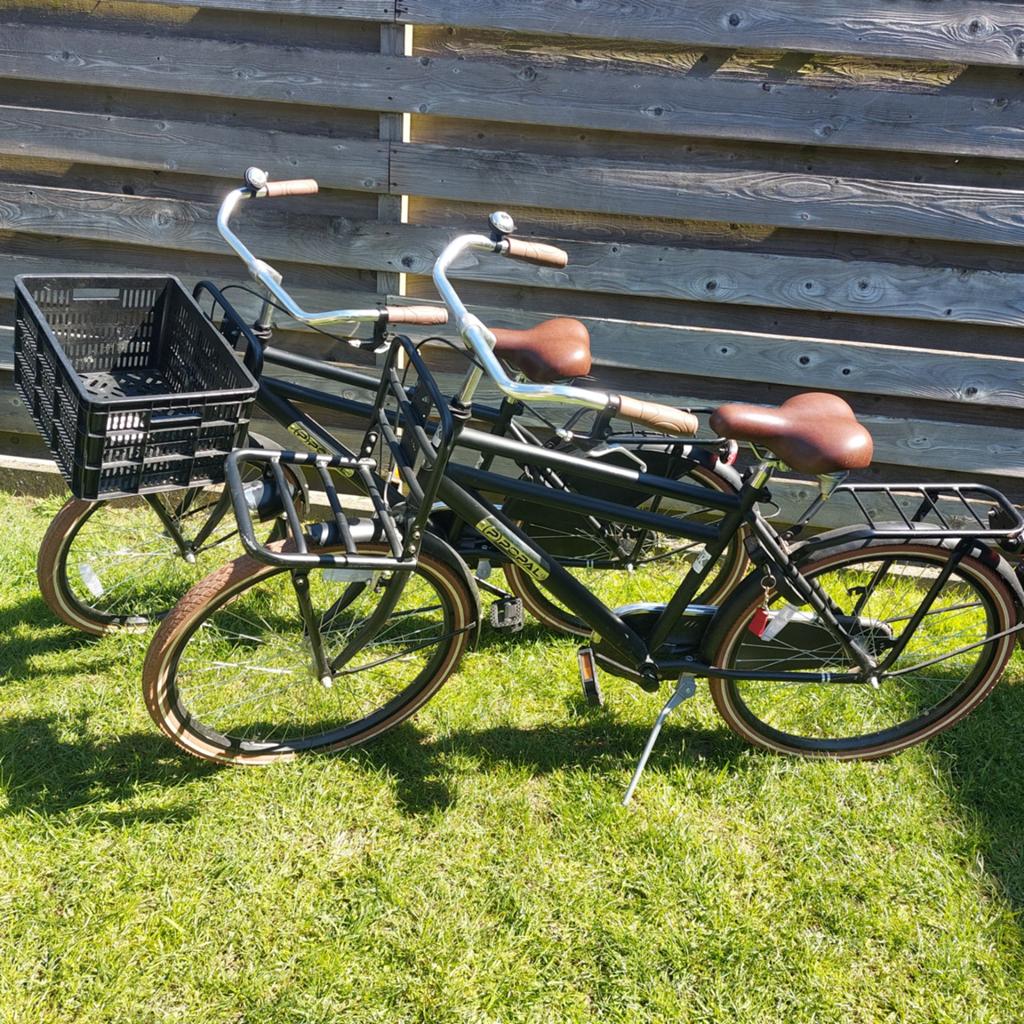Popal fietsen (2 stuks) 24 inch, Terugtraprem, Ophalen, Overige merken, 53 tot 56 cm