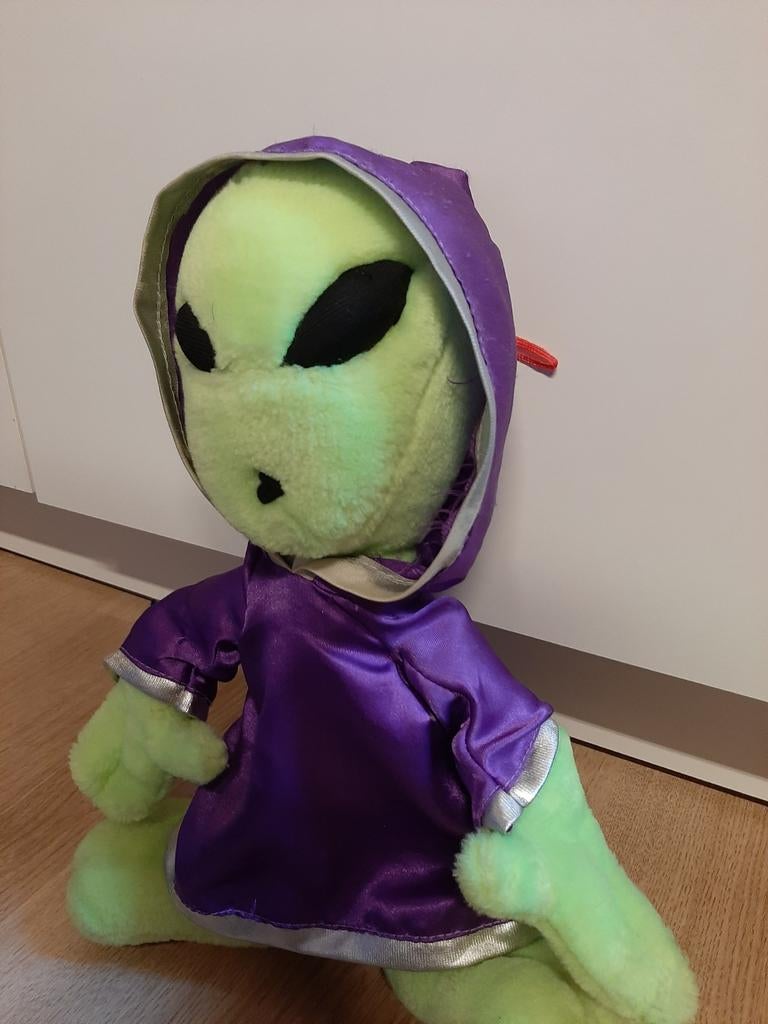 Nanco meet the alien knuffel 35 cm, Ophalen of Verzenden