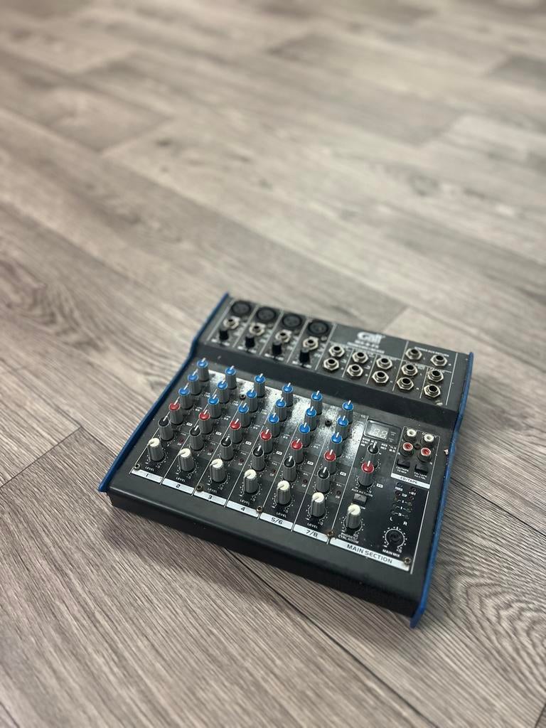 Gatt MX-8-FX Mengpaneel - Perfect werkend (kleine opmerking), Muziek en Instrumenten, Mengpanelen, Ophalen of Verzenden, Gebruikt
