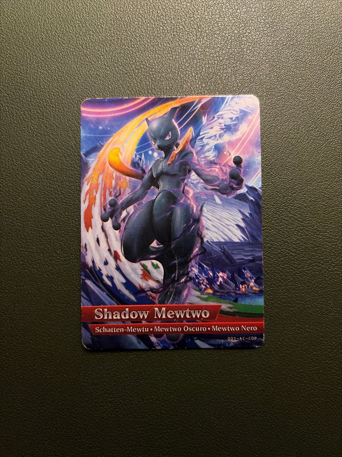 Shadow Mewtwo amiibo kaart - Pokkén Tournament, Ophalen of Verzenden, Zo goed als nieuw, Losse kaart