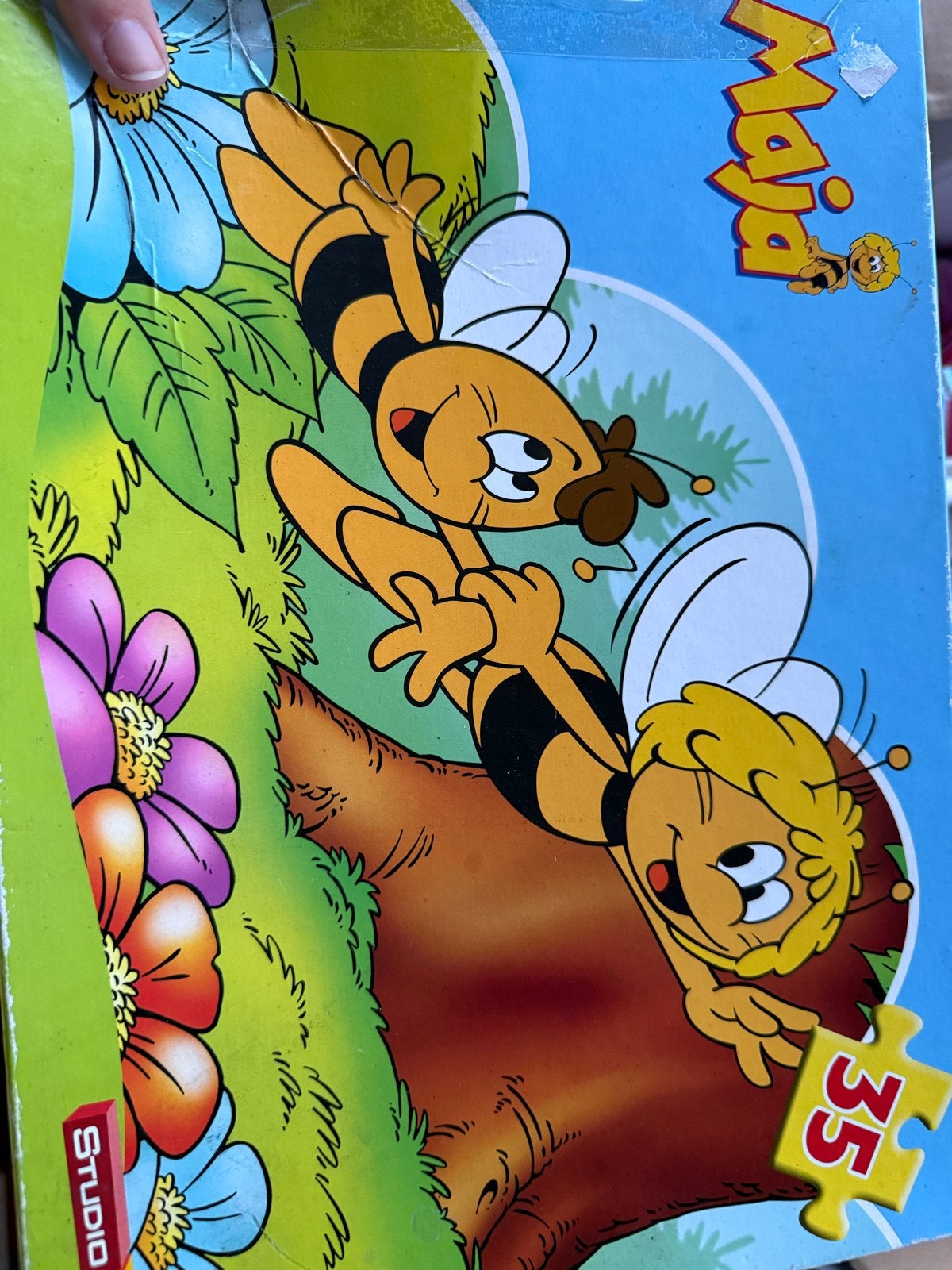 Maya de Bij puzzel - 35 stukjes, Ophalen of Verzenden, 10 tot 50 stukjes, Gebruikt, 2 tot 4 jaar