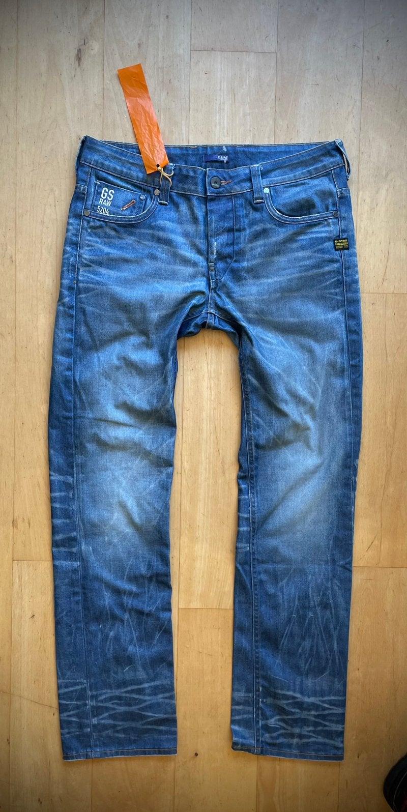 G Star Raw Attacc Low Straight jeans spijkerbroek W32 L32, Ophalen of Verzenden, Blauw, W32 (confectie 46) of kleiner