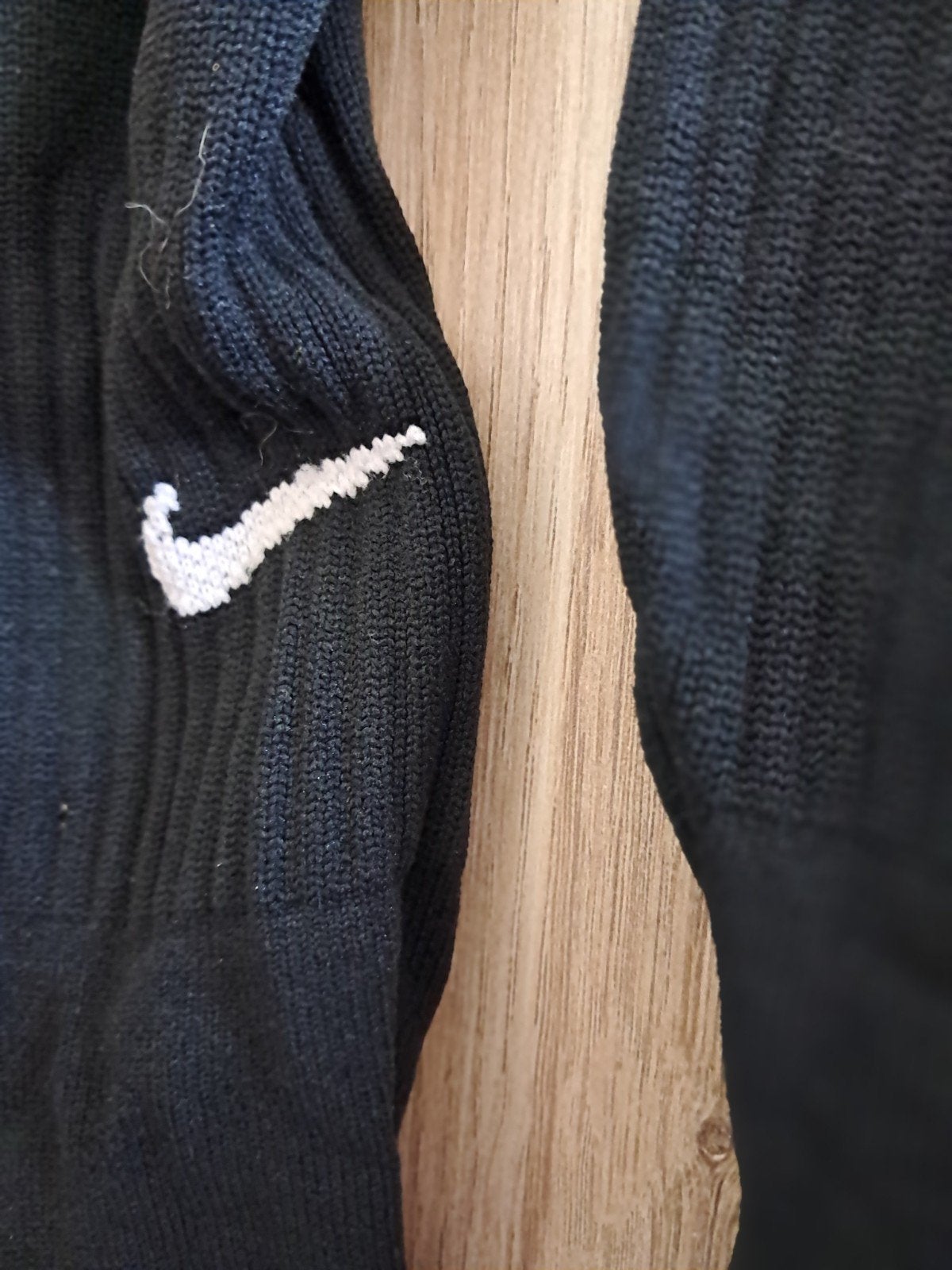 Nike Voetbalsokken - Zwart met Wit Logo, Kleding | Heren, Sokken en Kousen, Zwart, Nike, Ophalen of Verzenden, Zo goed als nieuw