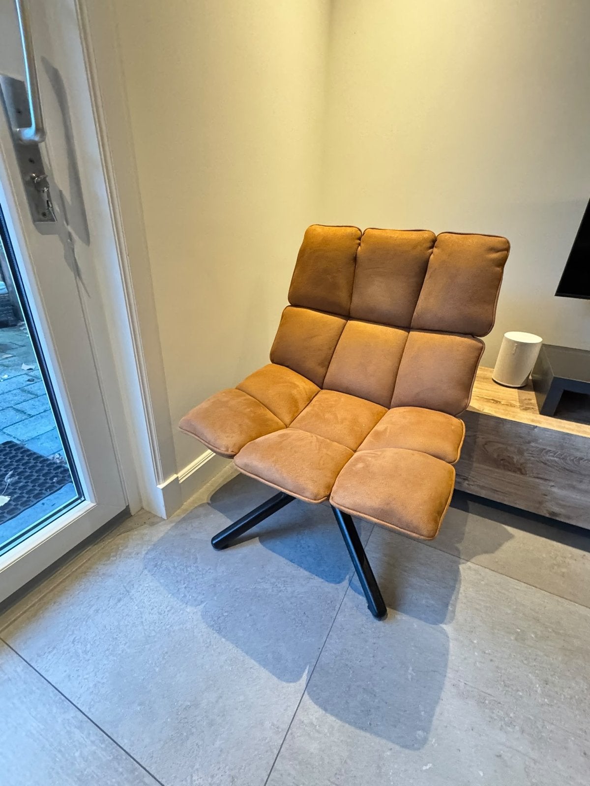 Comfortabele fauteuil - Bruin, Ophalen, Bruin, Zo goed als nieuw, Eén