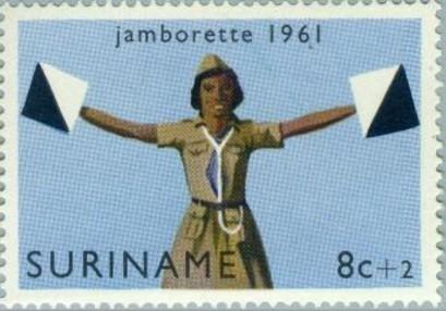 Suriname 1961 - nvph 371 - Jamborette, Verzenden, Postfris