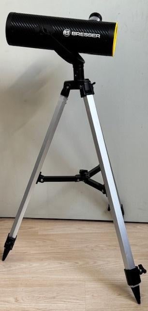 Bresser Solarix 76/350 Telescoop met Zonnefilter inl case, Lenzentelescoop (refractor), Met statief, Ophalen of Verzenden, Zo goed als nieuw