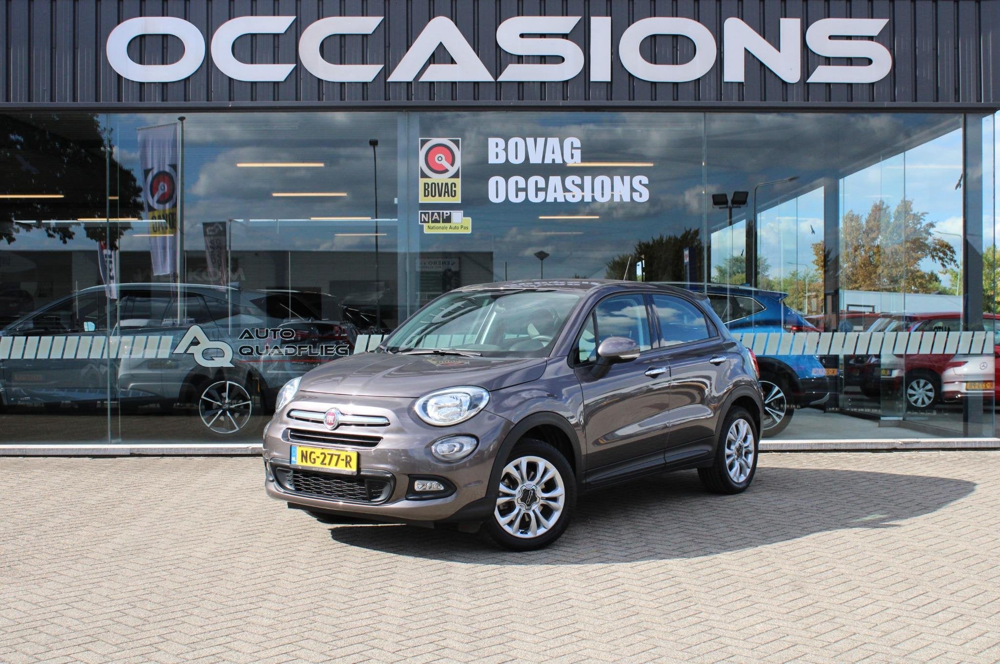 Fiat 500 X 1.4 Turbo MultiAir PopStar NAVIGATIE/ KEYLESS, Auto's, Voorwielaandrijving, 12 maanden, Stof, Gebruikt