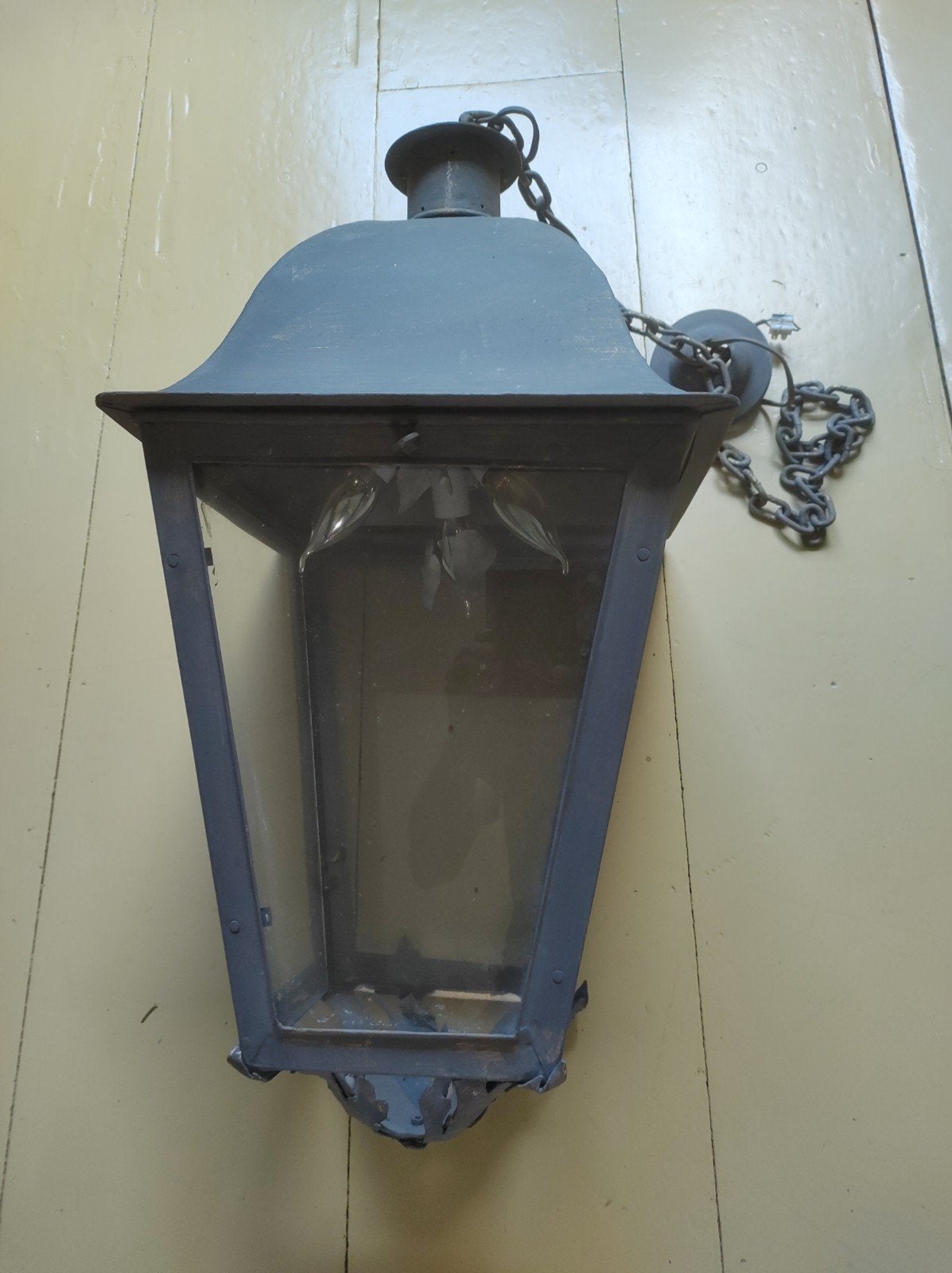 Hanglamp, lantaarn vorm., Ophalen of Verzenden