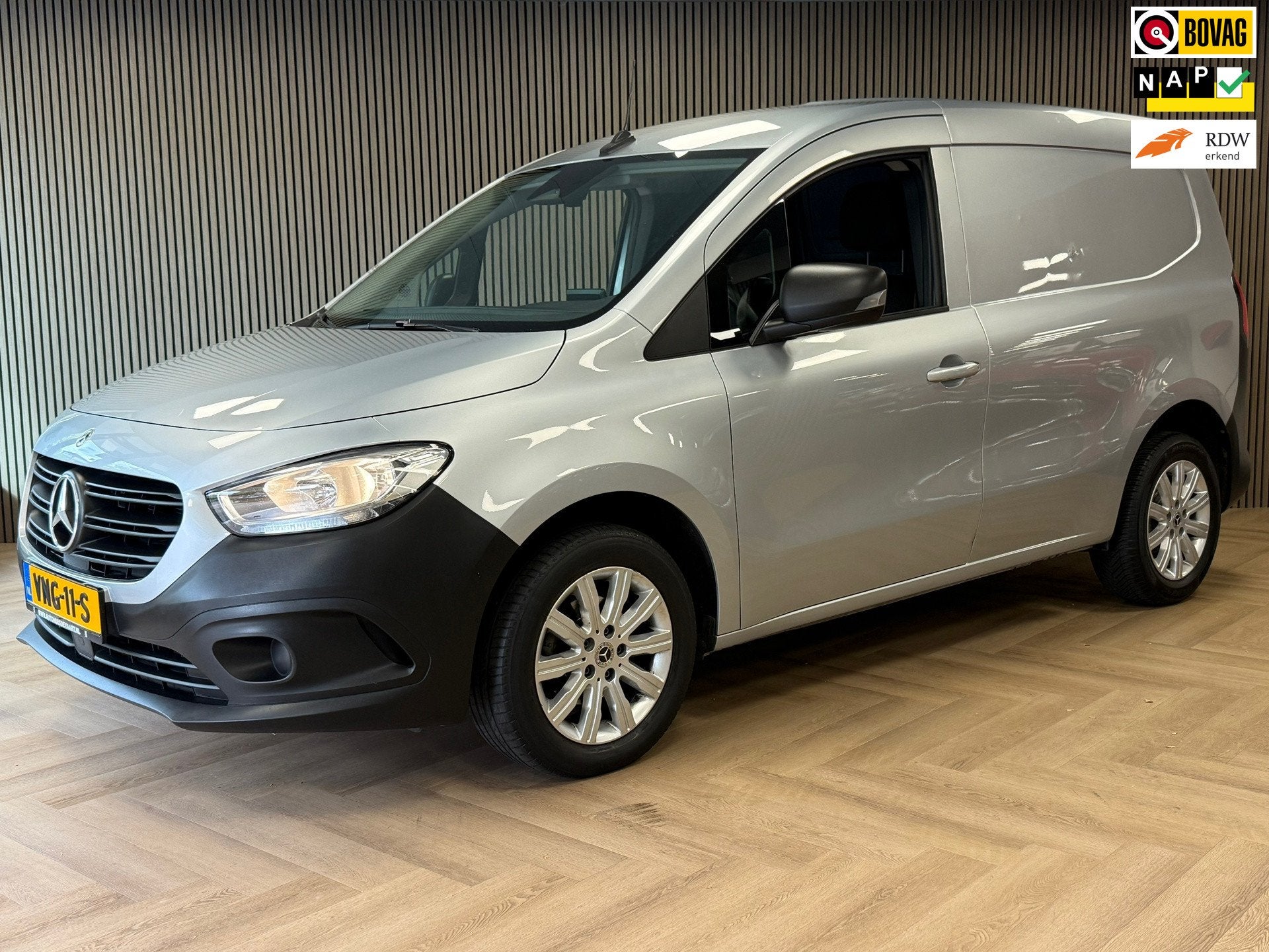 Mercedes-Benz Citan 108 CDI L1 NAVI AIRCO CRUISE CARPLAY 16, Dealer onderhouden, Stof, Gebruikt, Met garantie (alle)
