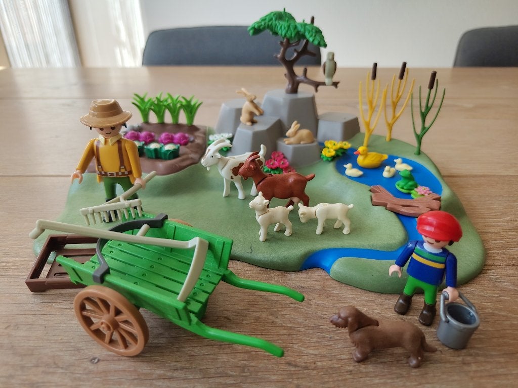 Playmobil Superset Boerderij - 3124 COMPLEET, Ophalen of Verzenden, Zo goed als nieuw, Complete set