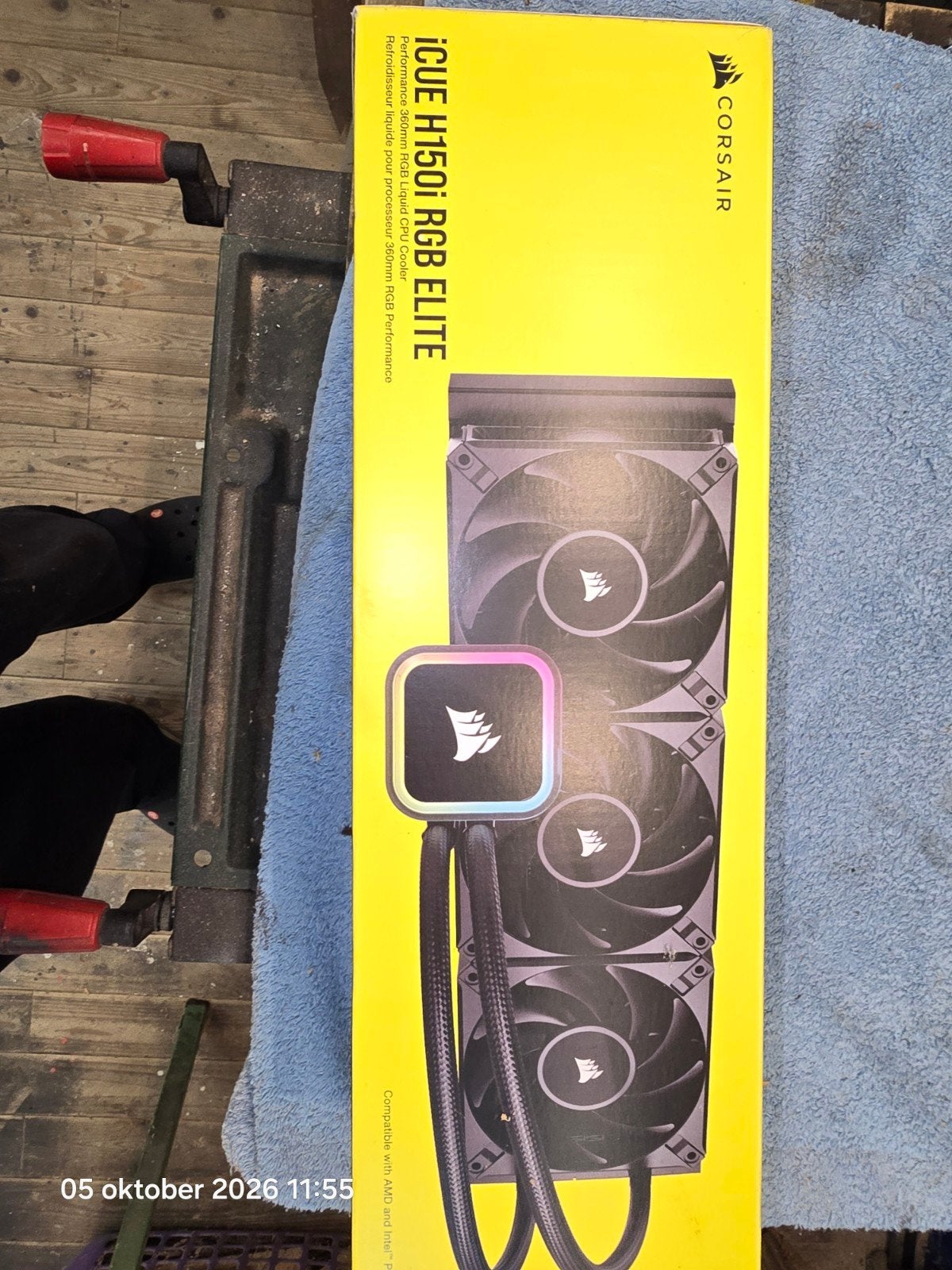 Corsair iCUE H150i RGB ELITE Waterkoeling, Computers en Software, Ophalen of Verzenden, Zo goed als nieuw, Waterkoeling