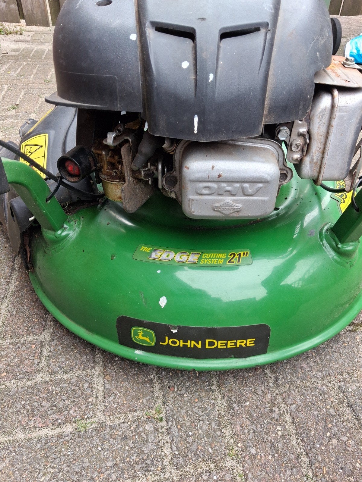 John Deere grasmaaier, enige tijdstilgestaan, altijd gewerkt, Ophalen, Gebruikt