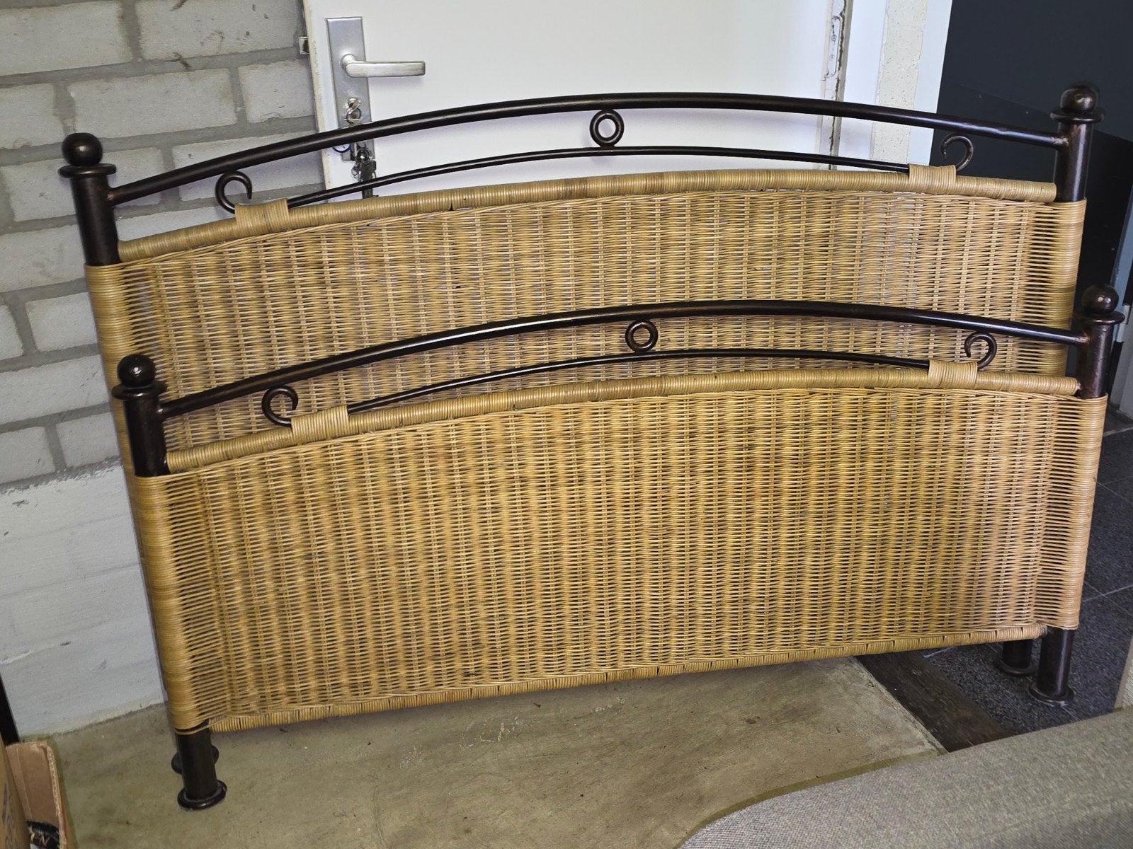 2 persoons bed, Verzenden, Hout, Wandkapstok, Minder dan 100 cm