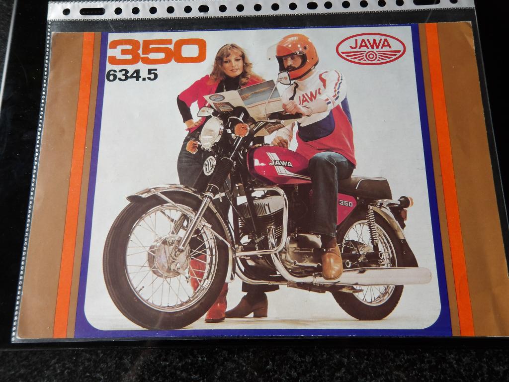 Folder JAWA 350 634.5, Verzenden, Overige merken