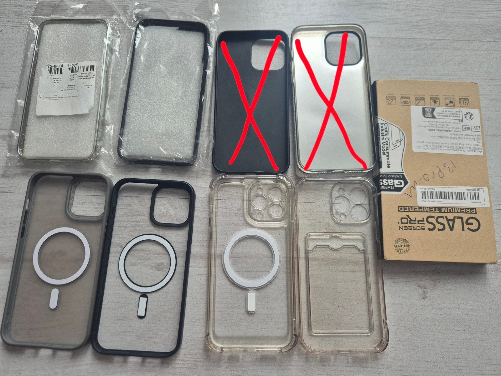 IPhone 13 Pro max hoesjes en 4x anti-spy screenprotector, Kunststof, Overige merken, Hoesje of Tasje, Ophalen of Verzenden