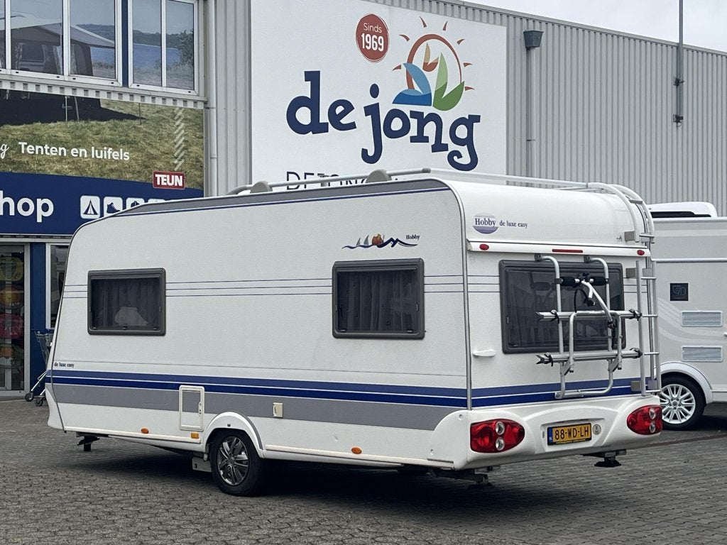 Hobby De luxe Easy 495 UL - Enkele bedden - Mover, Caravans en Kamperen, Caravans, Rondzit, Hobby, Bedrijf, Overige typen