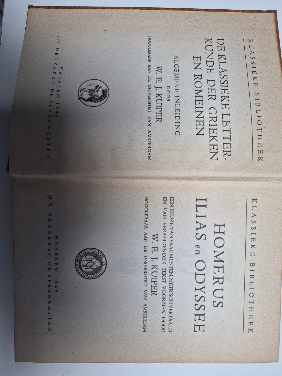 Homerus Ilias en Odyssee - Klassieke Bibliotheek, Ophalen of Verzenden, Gelezen, W.E.J. Kuiper, Nederland