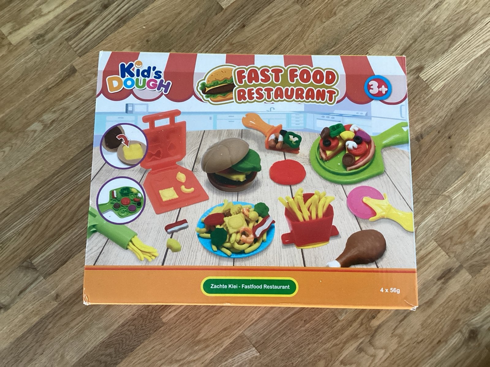 Kid's Dough Fast Food Restaurant - Klei set, Ophalen of Verzenden, Zo goed als nieuw, Knutselen