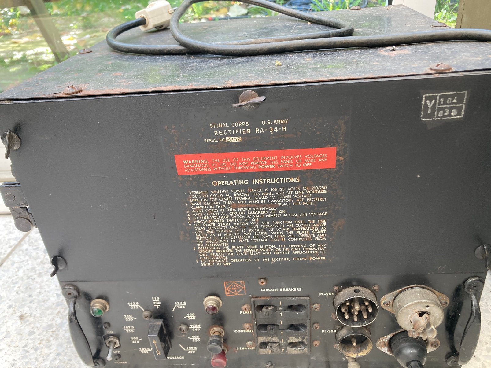 RA-34 Netvoeding voor BC-191, Ophalen, Zo goed als nieuw