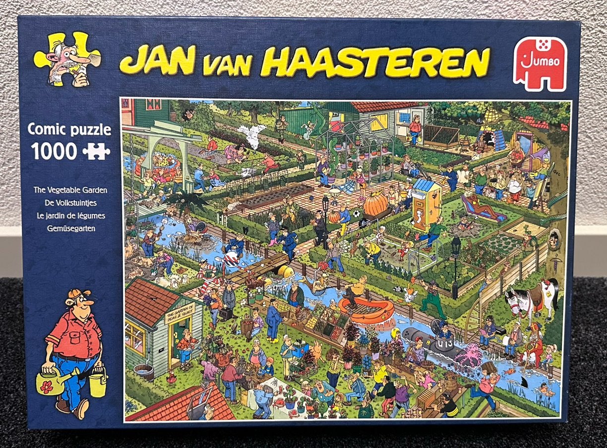 Jan van Haasteren puzzel DE VOLKSTUINTJES 1000 stukjes