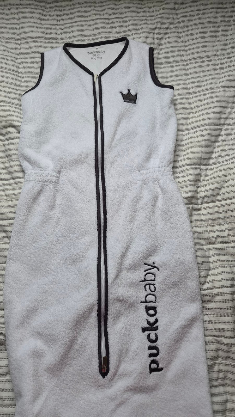 Puckababy Bag Kidz slaapzak wit 130 cm, Kinderen en Baby's, Dekens, Slaapzakjes en Inbakerproducten, Puckababy, Ophalen of Verzenden