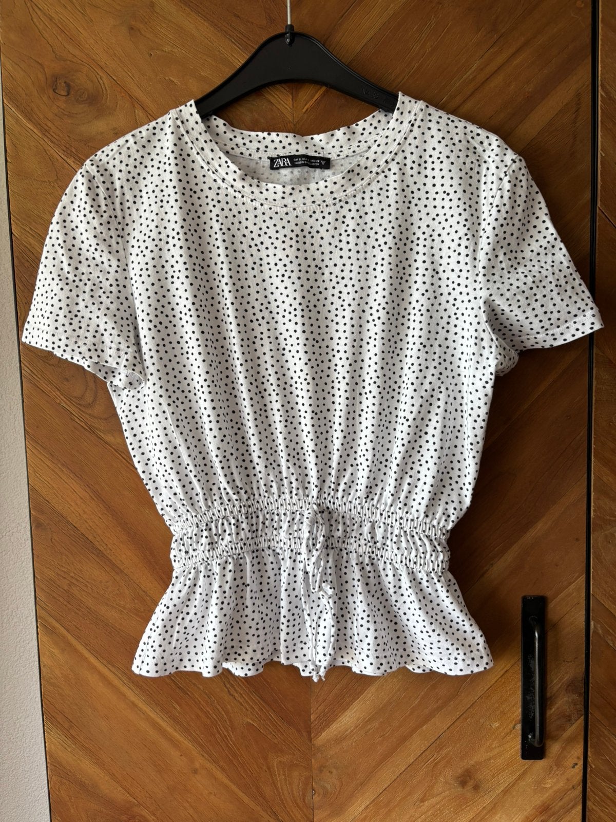 Zgan. Mooie Top van Zara. Maat S, Ophalen of Verzenden, Zo goed als nieuw, Korte mouw, Maat 36 (S)