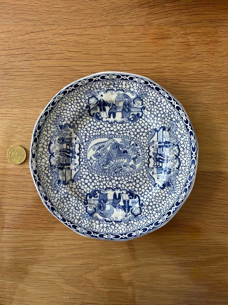 Vintage William Adams 'Chinese Bird' bord, Antiek en Kunst, Antiek | Wandborden en Tegels, Ophalen of Verzenden