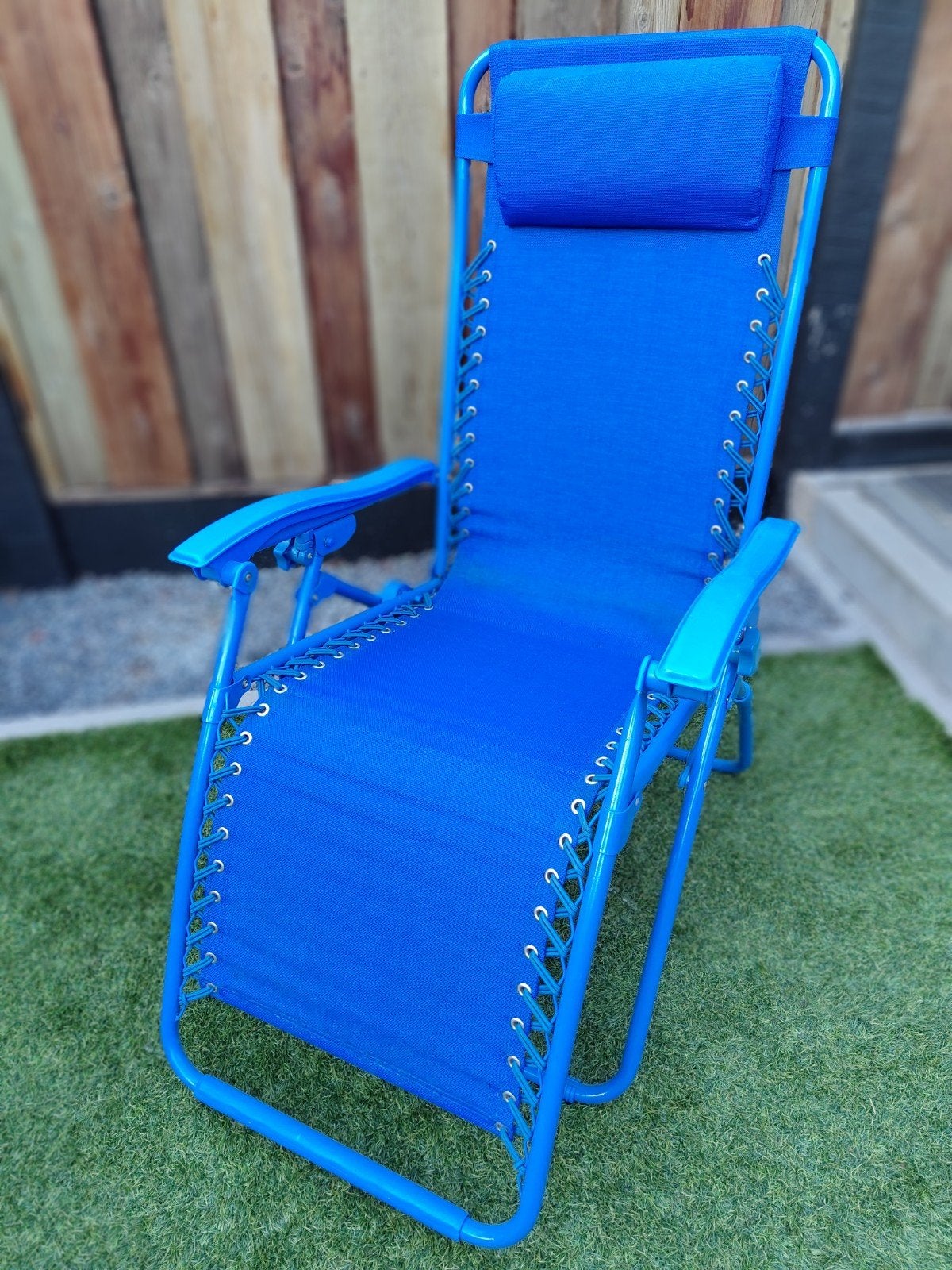 Comfortabele Relaxe Klapstoelen (2 stuks), Ophalen, Zo goed als nieuw, Metaal, Verstelbaar