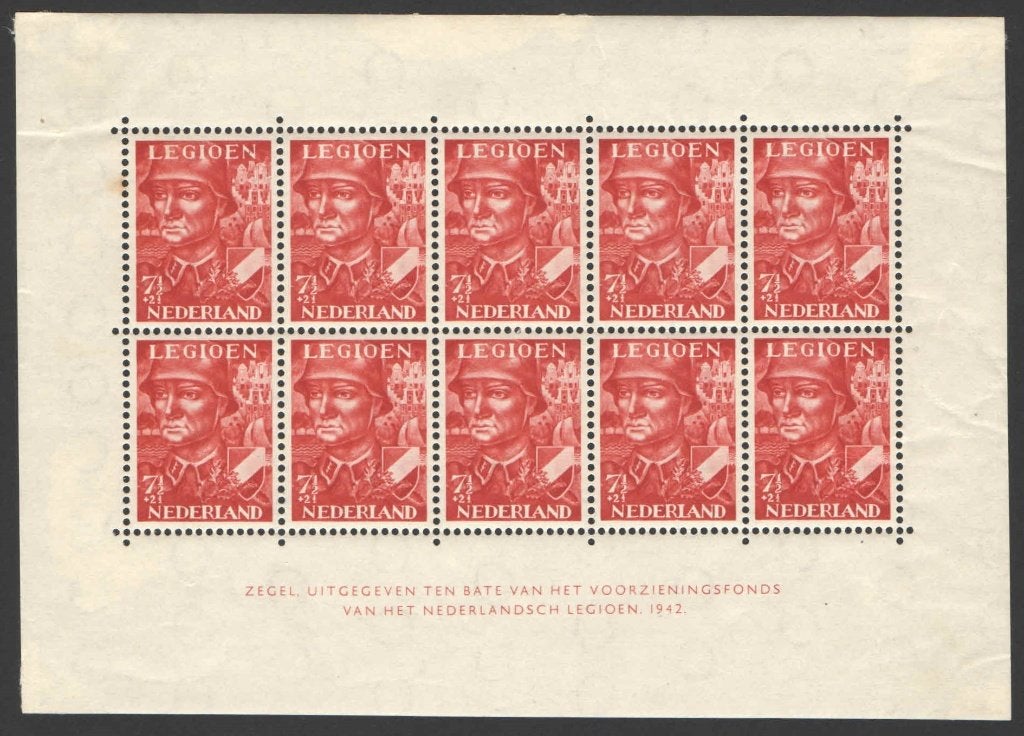 Nederland NVPH nr V402 ongebruikt Legioenzegels 1942, Postzegels en Munten, Postzegels | Nederland, Postfris, Na 1940, Ophalen of Verzenden