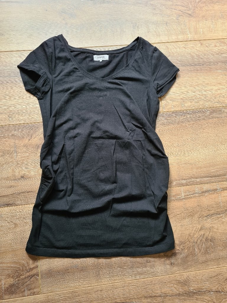 Nieuw zwart zwangerschaps t-shirt van zalando maat 36, Kleding | Dames, Positiekleding, Zwart, Nieuw, Maat 36 (S), Shirt of Top