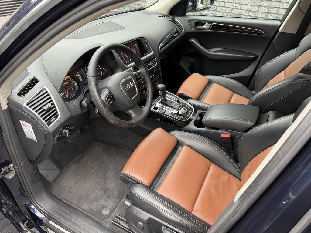 Audi Q5 2.0TFSI Quattro Pro Line| AUTOMAAT| LEER| 20"| CLIMA, Auto's, Automaat, Gebruikt, 4 cilinders, Blauw