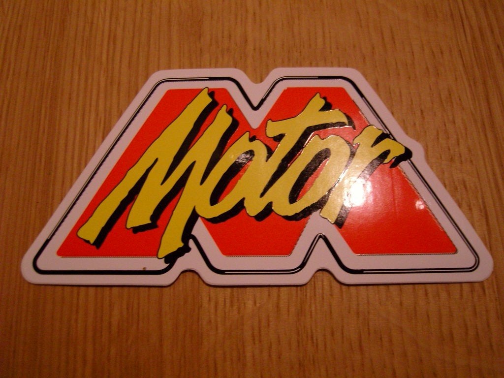 sticker MOTOR logo *, Ophalen, Zo goed als nieuw
