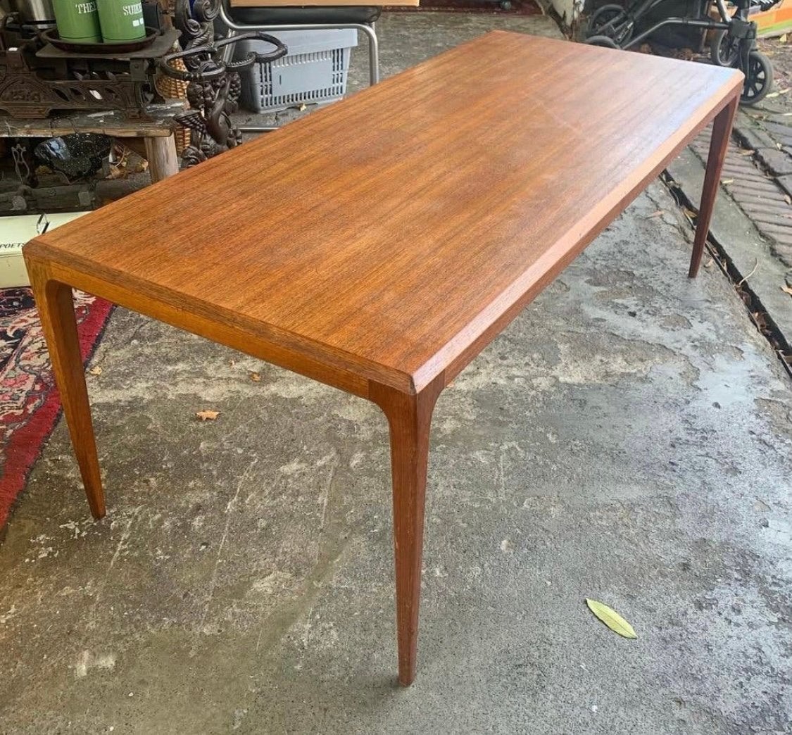 Tafel Johannes Andersen teakhouten salontafel uit jaren 60,, Ophalen of Verzenden