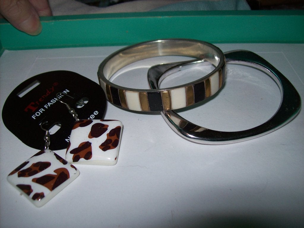 Armband set Metaal meer kleur Leuke Oorbellen, Verzenden, Nieuw, Overige kleuren, Staal