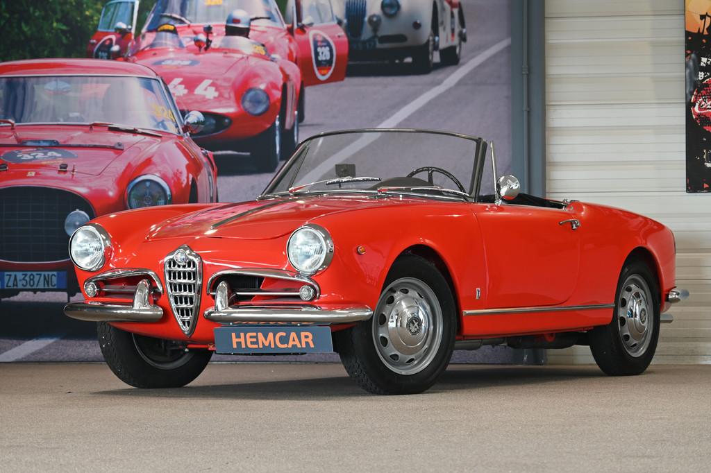 Alfa Romeo Giulietta SPIDER Giuliette Spider (bj 1962), Auto's, Oldtimers, Bedrijf, Te koop, Open dak, Alfa Romeo, Benzine, Cabriolet