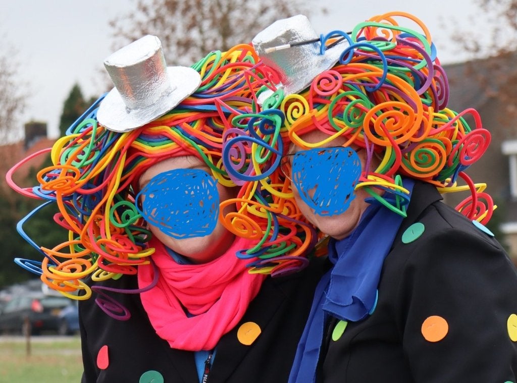 Foampruiken 2 stuks, Ophalen of Verzenden, Zo goed als nieuw, Carnaval, Accessoires