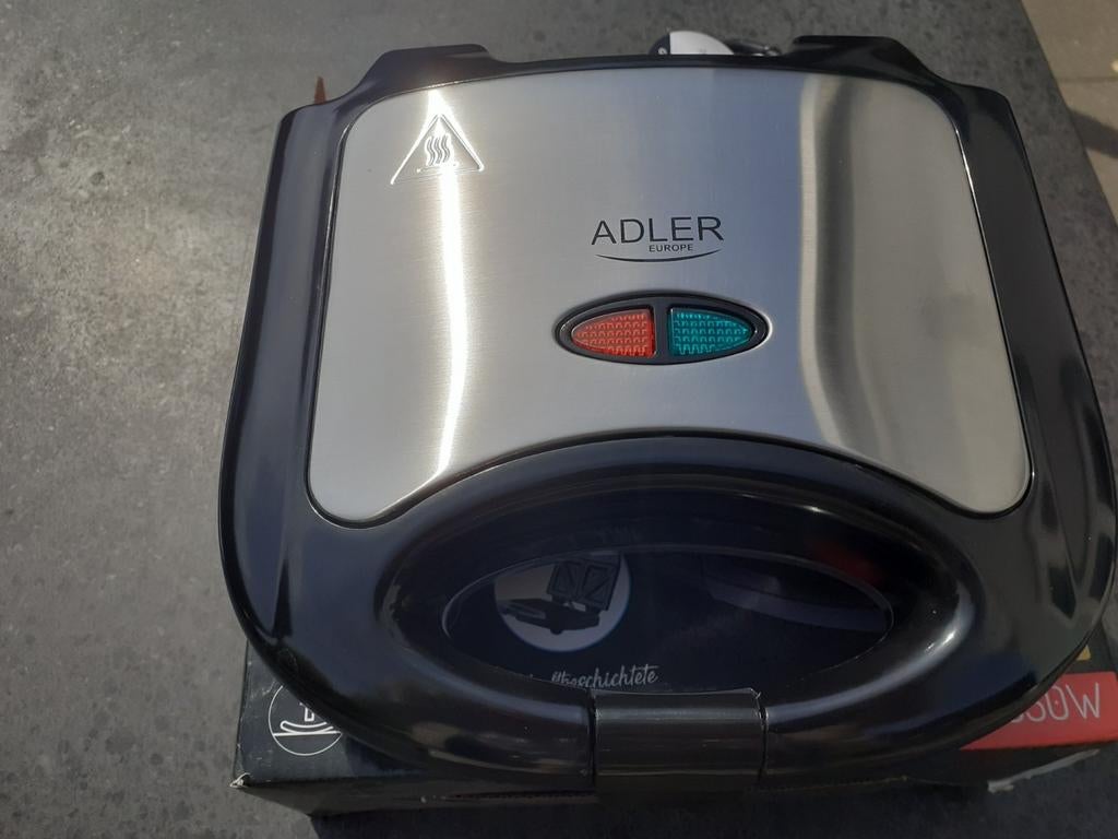 Adler Europe Tosti-ijzer / Sandwichmaker - Nieuw in doos, Ophalen of Verzenden, Nieuw