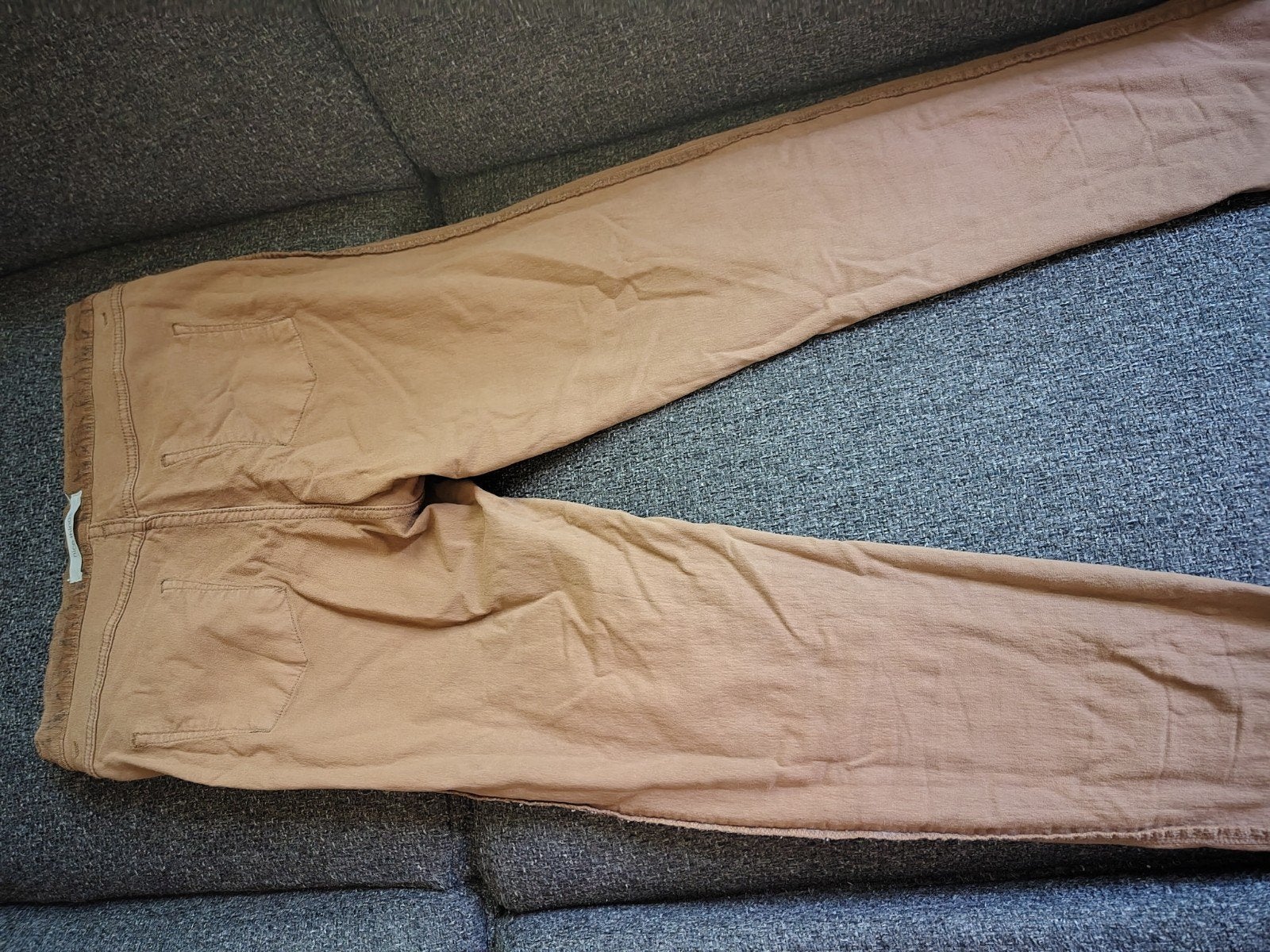 Bruine Nice Things broek maat 34/36 met subtiele vogelprint, Bruin, Nice Things, Ophalen of Verzenden, Zo goed als nieuw