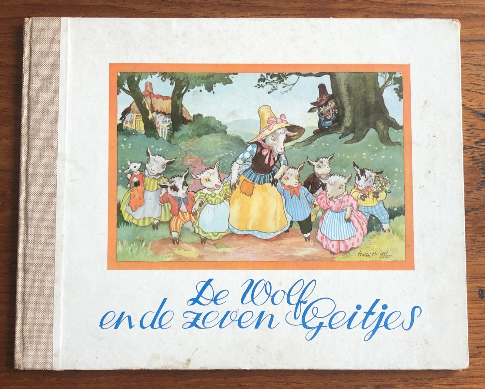 De Wolf en de Zeven Geitjes - Sprookjesboek NILLMIJ, Ophalen of Verzenden, Zo goed als nieuw