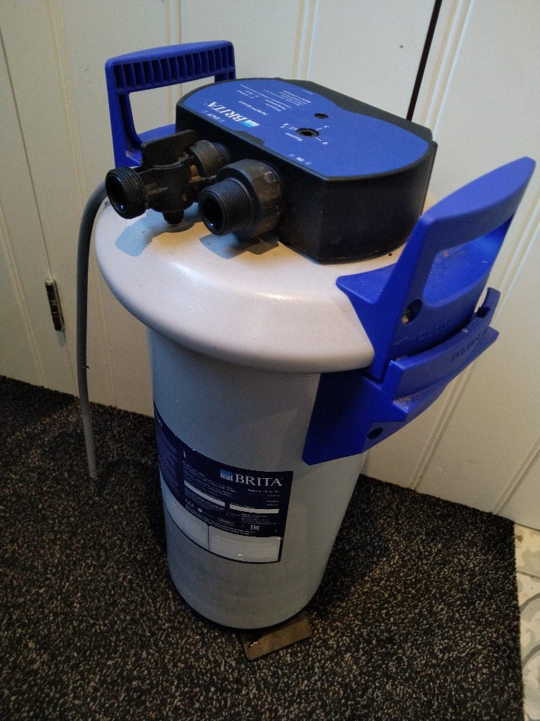BRITA PURITY Steam 1200 filtersysteem incl. filter., Witgoed en Apparatuur, Ophalen of Verzenden, Gebruikt, Elektrische waterontharder