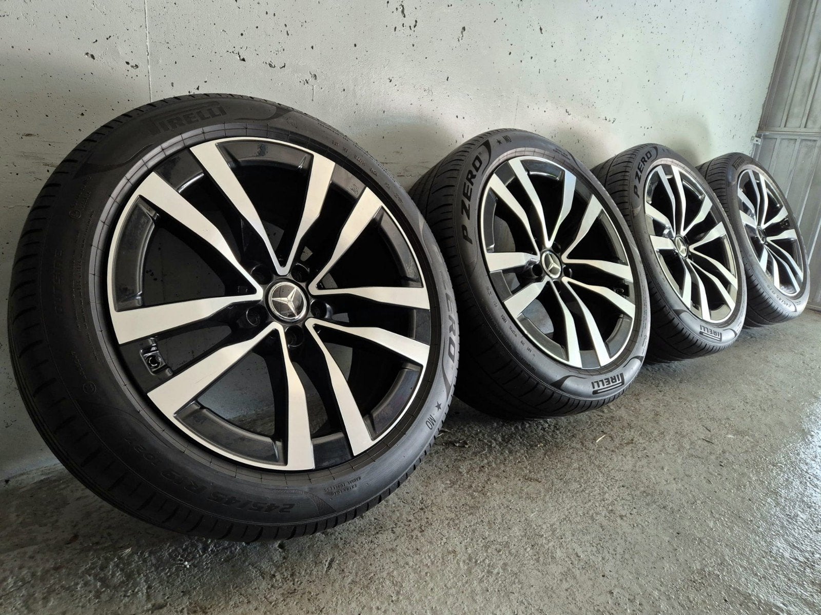 5x112/19 inch orgineel Mercedes E Klasse Zomerset, 245 mm, Banden en Velgen, Zomerbanden, Ophalen