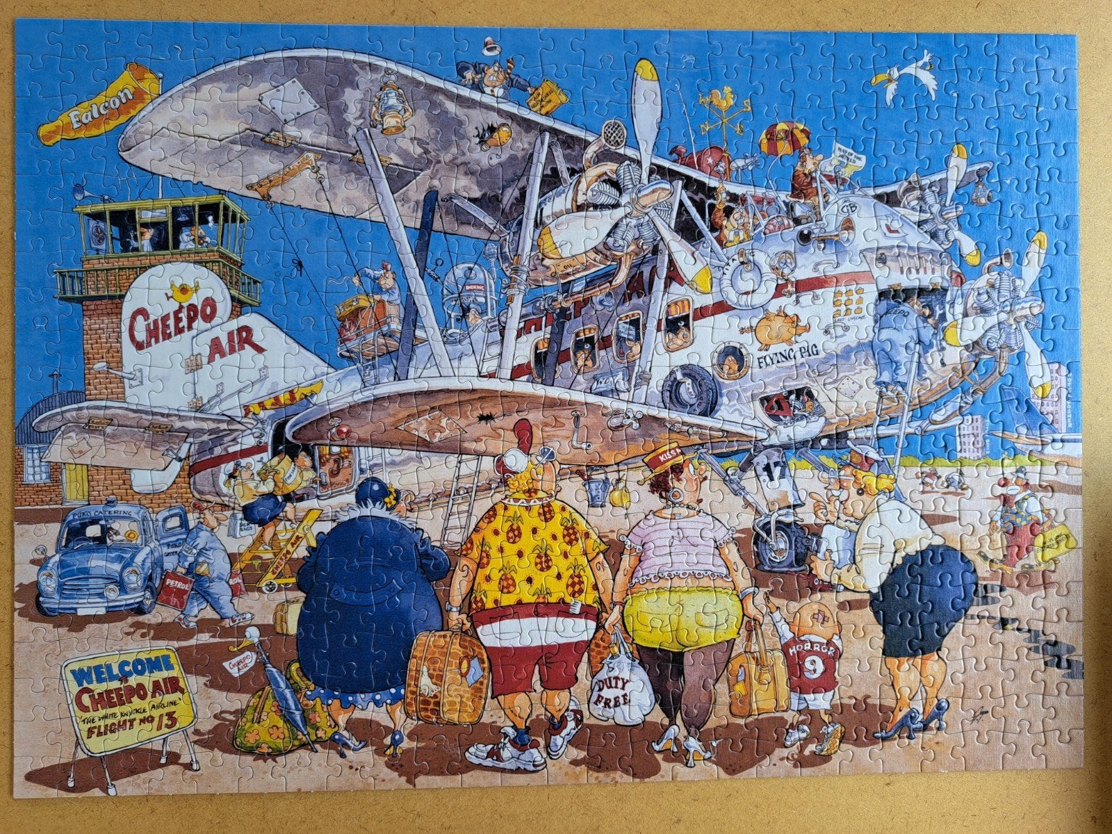 Puzzel 500 stukjes Wasgij nr. 2, Ophalen of Verzenden, 500 t/m 1500 stukjes, Zo goed als nieuw