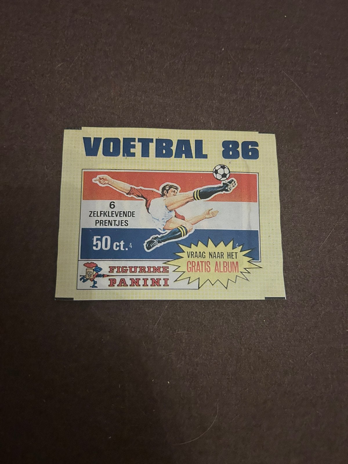 Panini dicht zakje voetbal 86, Hobby en Vrije tijd, Stickers en Plaatjes, Verzenden, Zo goed als nieuw, Meerdere stickers