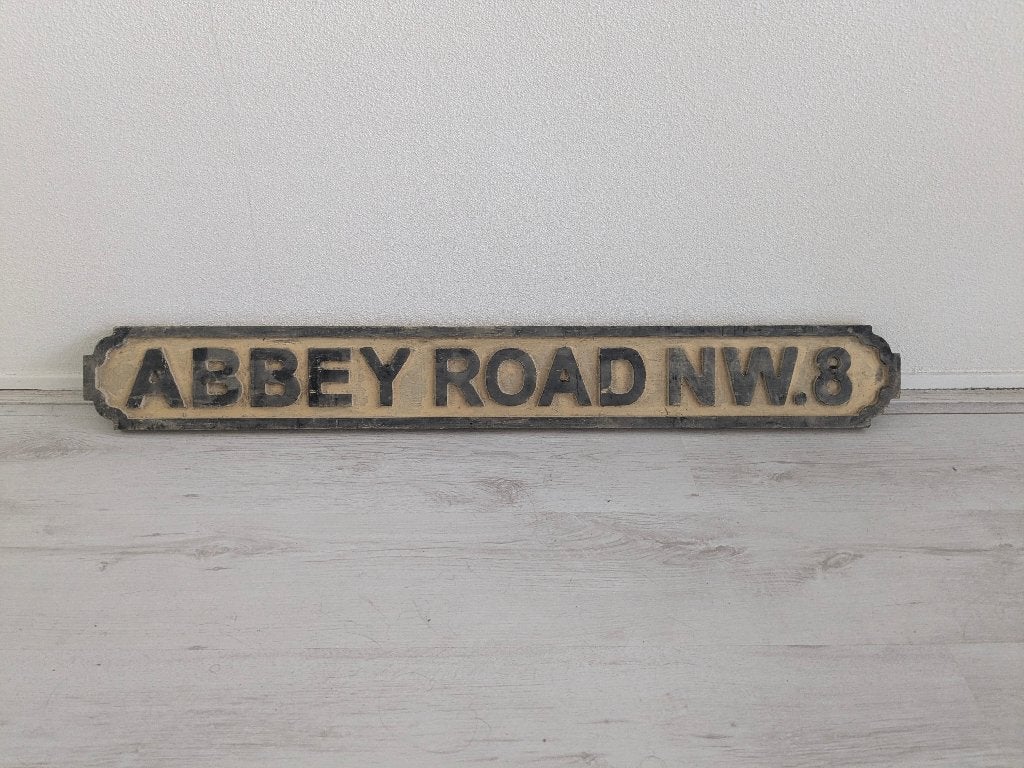 The Beatles - Abbey road retro sign, Ophalen
