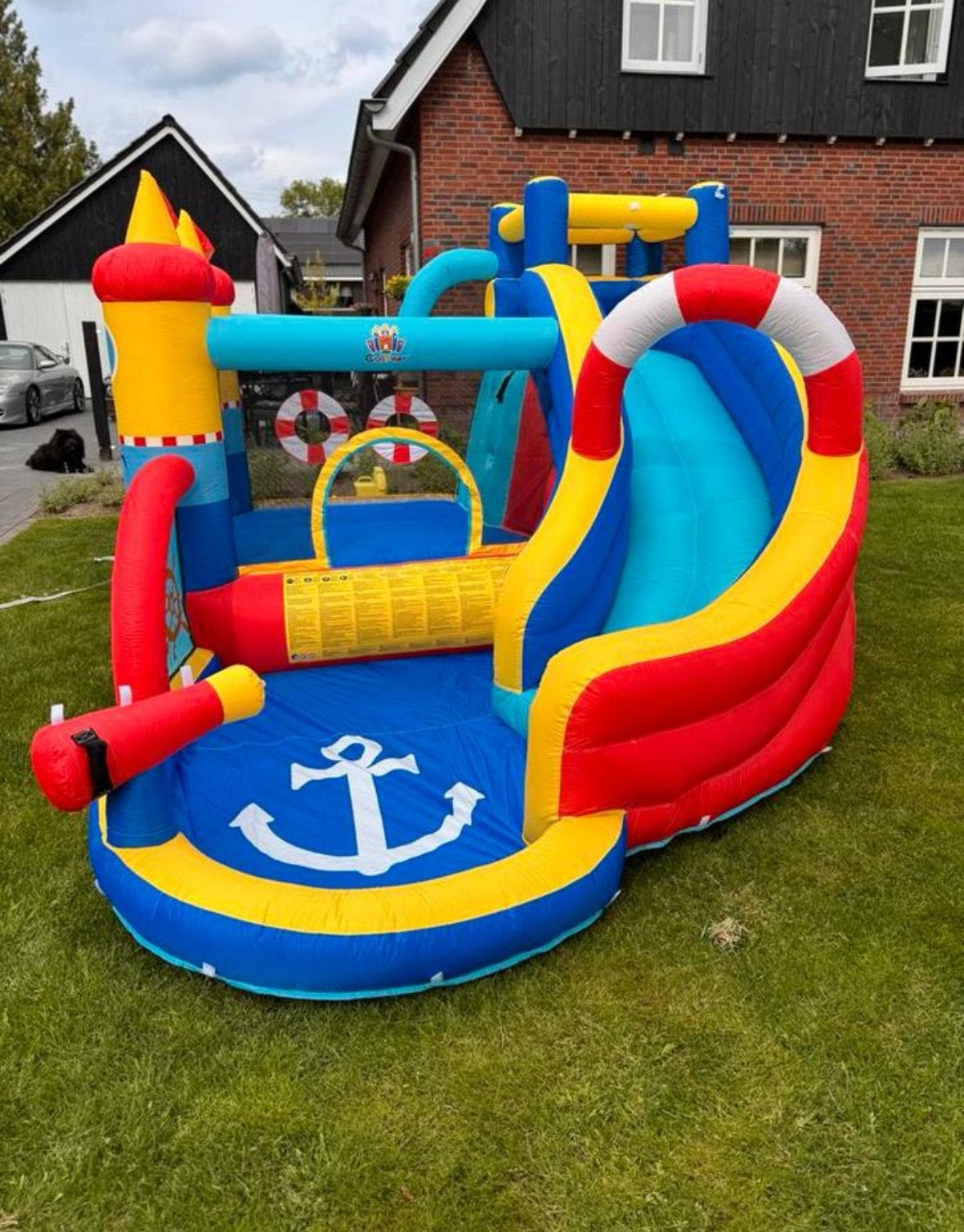 Springkussen te huur ( compact), Ophalen, Zo goed als nieuw, Overige