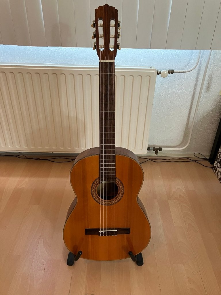 Spaanse gitaar Aria AC-7, Muziek en Instrumenten, Ophalen, Gebruikt, Klassieke of Spaanse gitaar