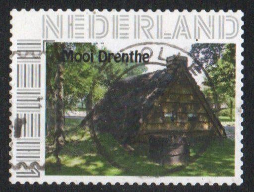 persoonlijke zegel  Mooi Drenthe., Ophalen of Verzenden, Na 1940, Gestempeld